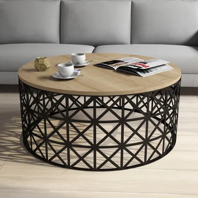 Obrázok produktu pre Skye Decor, Konferen?ný stolík - Vutada (dub + ?ierna)