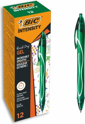 Immagine prodotto di Bic Gel-Tinte biros retraibile gel-ocity quick dry grün scatola -12u-