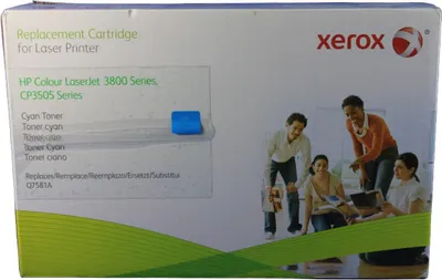 Produktbild von XEROX Toner cyan Q7581A CLJCP3505/CLJ3800