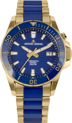 Zdjęcie produktu dla Męski zegarek automatyczny Jacques Lemans Hybromatic 1-2222E