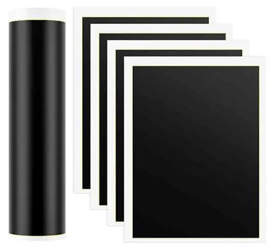 Lasergravurpapier schwarz 4 Stück 39x27 cm