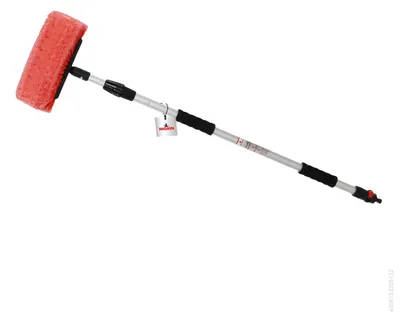 Produktbild von NIGRIN CARAVAN Teleskop-Waschbürste bis 180cm ausziehbar, mit Anschluss für Wasserschlauchsysteme