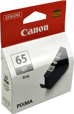 Produktbild von Canon CLI-65GY Tinte Grau, Grau, Tinte auf Farbstoffbasis, 12,6 ml, 1 Stück(e), 595 Seiten, Einzelpackung
