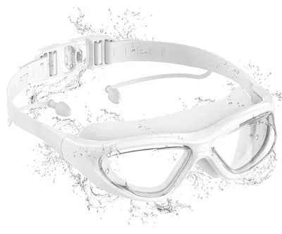 Produktbild von Seaflar Schwimmbrille Erwachsene Anti-Beschlag UV-Schutz – Panoramablick – Weiß