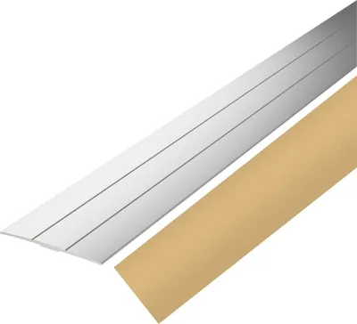 Obrázek produktu pro Přechodový profil VILO – samolepicí – pro laminát a vinyl – bez vrtání – 38 mm x 93 cm – G140/S – zlatý