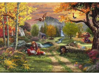 Image de Schmidt Spiele Pu1000Disney Fox and Hound 0 0 STK