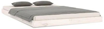 Immagine prodotto di vidaXL Letto in legno massiccio bianco 120x200 cm pino