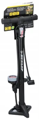 Produktbild von Dunlop Boden-Fahrradpumpe mit Manometer 11 bar