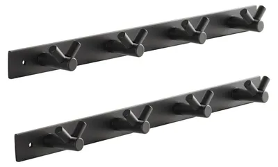 Produktbild von SOTECH Hakenleiste Blackline Cora V – 4 Haken (2 Stück)