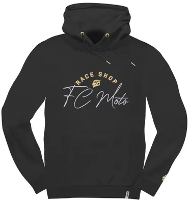 Imagen del producto de FC-Moto FCM-Sign, sudadera con capucha para mujer, color negro, talla M/L