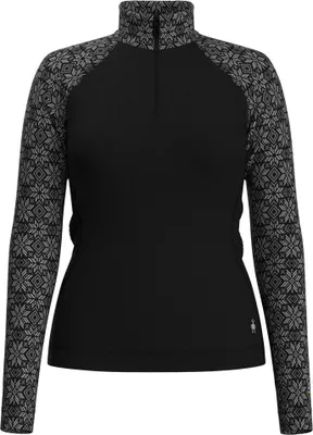Produktbild von Smartwool T-Shirt W CLASSIC THERMAL MERINO BL 1/4 ZIP B Damen_10048169SMW01XS