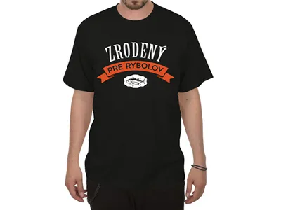 Obrázok produktu pre Tričko Zrodený pre rybolov - veľkosť XL