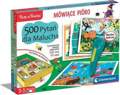 Immagine prodotto di CLEMENTONI Imparo giocando! Penna Parlante - 500 Domande per Bambini 50944