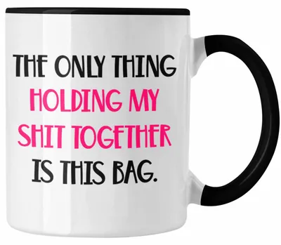 Produktbild von Lustige Tasse Geschenk Lustige Geschenkidee Frauen Mutter Mama Spruch (Schwarz)