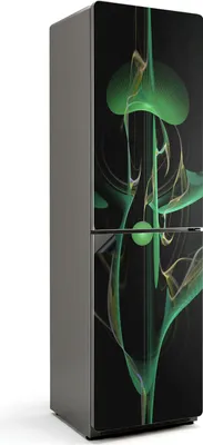 Produktbild von Abstraktes Wellenmuster – Magnetische Kühlschrank Abdeckung – Dekorfolie magnetisch Küche – Kühlschrank Magnet Deko – selbstklebende Magnettafel – Magnetfolie für Kühlschranktür – 60x205 cm