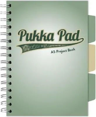 Produktbild von Kołozeszyt Pukka Pad Project Book A5 zielony Sage