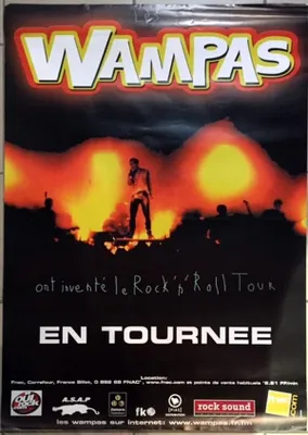 Image de Les Wampas - AFFICHE / POSTER - 70x100cm