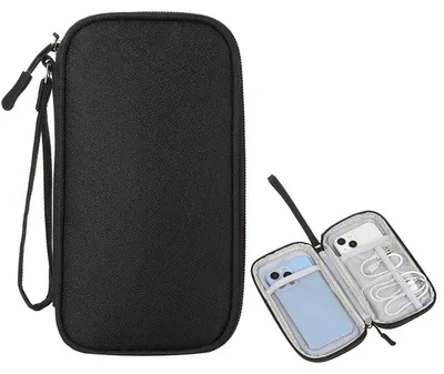 Produktbild von Spot Datenkabel Aufbewahrungstasche Digitaltasche Reise Aufbewahrungstasche Ladegerät Handy USB Multifunktionsspeicher Großhandel - klein einlagig schwarz