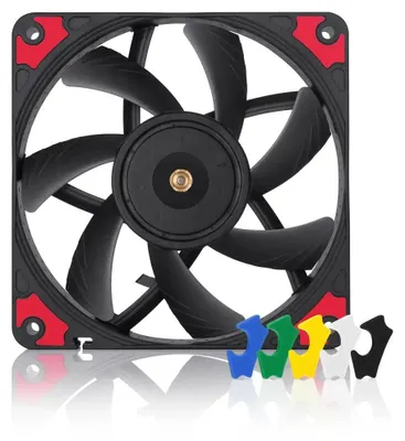 Produktbild von Noctua NF-A12x15 PWM chromax.black.swap Lüfter - 120mm - Gehäuse-Lüfter - 1.850 rpm