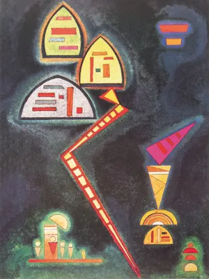 Produktbild von Wassily Kandinsky Kunstdruck Bild - Grün, 1929 (80 x 60 cm)