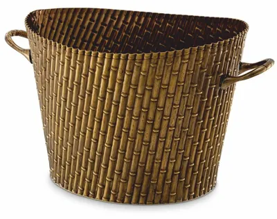Produktbild von Casa Padrino Luxus Weinkühler Vintage Messing 39,5 cm - Champagnerkühler - Hotel Accessoires