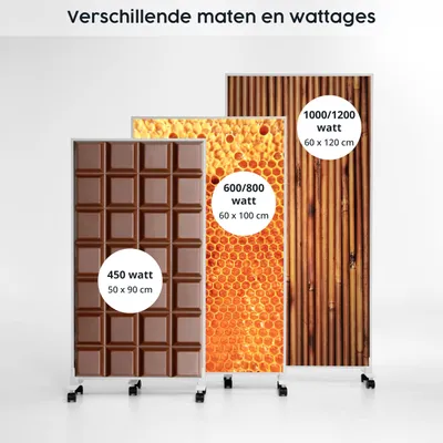 Obrázok produktu pre Samostatne stojací infračervený vykurovací panel – 1000 wattov – 120 x 60 cm