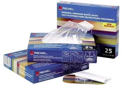 Produktbild von Rexel Abfallbeutel für Aktenvernichter Serie 250 100 Sack