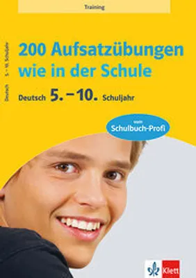 Immagine prodotto di 200 Aufsatzübungen wie in der Schule: Deutsch 5.-10. Klasse