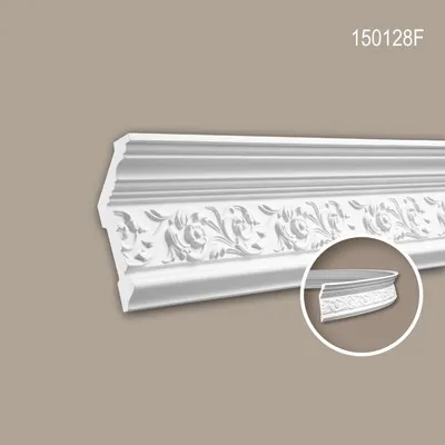 Produktbild von PROFHOME 150128F Eckleiste Zierleiste Flexible Leiste Stuckleiste 1,97 m