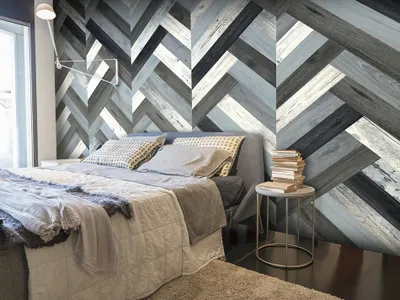 Produktbild von PURO TAPETE - Realistische Tapete ohne Rapport und Versatz 10m Vlies Tapetenrolle Wandtapete modern design Fototapete - Holz Textur f-A-0442-j-c