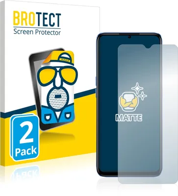 Produktbild von 2x BROTECT Schutzfolie für realme Narzo 50 5G Displayschutz Displayschutzfolie Folie Matt Entspiegelungsfolie