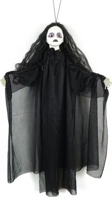 Produktbild von Halloween Zombie-Mädchen-Puppe Hängefigur (55cm)