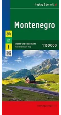 Obrázok produktu pre freytag & berndt Cestná mapa Čiernej Hory 1:150 000