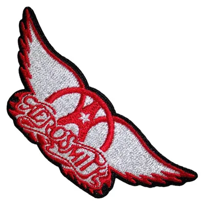 Image de Aerosmith - Flügel - Ecusson à repasser RO13639 (taille unique) (Rouge)