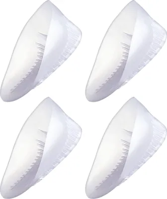 Produktbild von 2 Paar Silikon-Fersenkappen zur Linderung von Fersenschmerzen bei Plantarfasziitis, Gel-Fersenschutz, Unterstützung für wunde Füße, Einlegesohlen für Achillessehnenentzündung