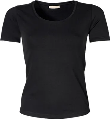 Produktbild von Tee Jays 450 | Ladies Stretch Damen T-Shirt - Farbe: Black - Größe: 3XL