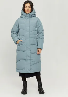 Produktbild von Mazine Lang-mantel parka stepp-mantel Wanda Coat dove blue M (Damen)