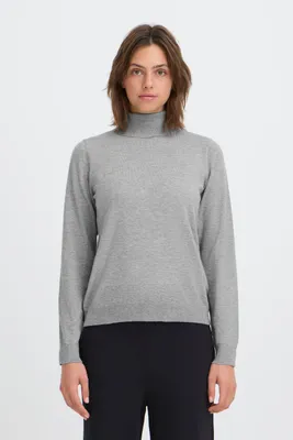 Produktbild von OXMO OXBMMNORA ROLLNECK Damen Pullover Rollkragenpullover Feinstrickpullover regular fit