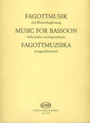 Produktbild von Fagottmusik für Fagott und Klavier