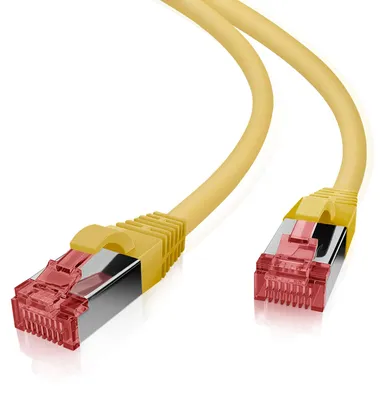 Produktbild von helos Cat.6 Patchkabel Ultraflex GHMT AWG 27/7 gelb 5,0 m