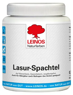 Produktbild von LEINOS Lasur-Spachtel 0,75 l für Wände innen, Spachteltechnik, polierbar