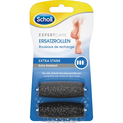 Produktbild von Scholl Velvet Smooth Wet & Dry Ersatzrolle mit Diamantpartikeln Extra Stark 2 Stück