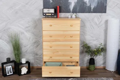 Produktbild von Kommode Massivholz 020 - Abmessung 122 x 80 x 47 cm (H x B x T)