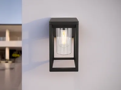 Produktbild von Globo Lighting Außenleuchte Aluminium Druckguss schwarz matt, 1x E27 LED