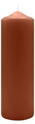 Produktbild von Spitzkopf Stumpen Kerzen Haselnuss 25 x Ø 8 cm, 6 Stück