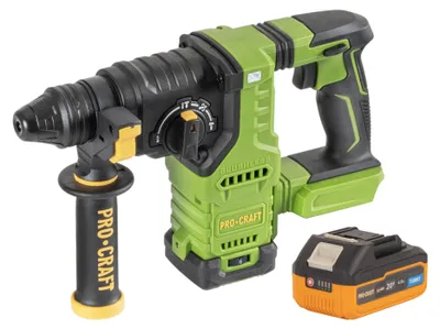 Zdjęcie produktu dla Akumulatorowa wiertarko-wkrętarka Procraft PHA30bb 20 V 2,8 J SDS plus Brushless + 1x akumulator 4,0 Ah - bez ładowarki