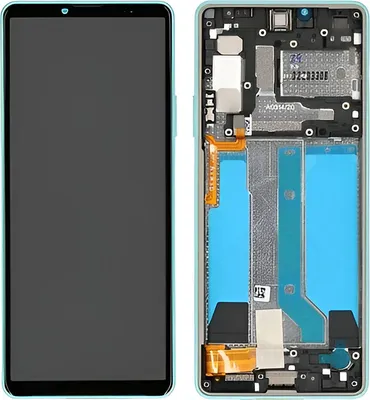 Produktbild von Original LCD Display Touchscreen Bildschirm Rahmen Mint Grün für Sony Xperia 10 IV XQCC54