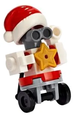 Productafbeelding van LEGO Minifiguur Friends, Zobo de Robot - Kerstman (frnd0340) – nieuw