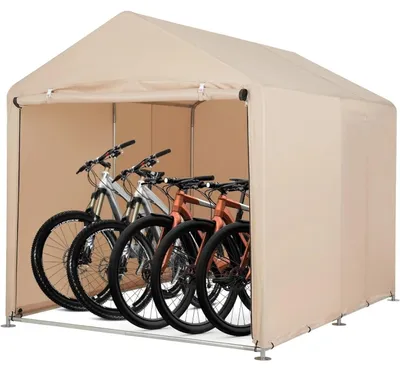 Produktbild von Fahrradzelt, wasserdichtes Gewebe, UV-beständig, Khaki
