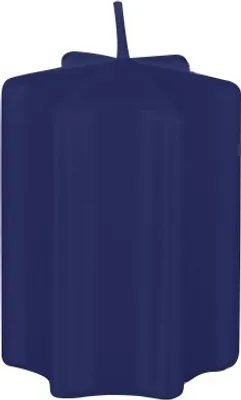 Produktbild von Sternkerzen Schwimmkerzen Nachtblau Dunkelblau 3,5 x Ø 6 cm, 16 Stück, Adventskerzen, Weihnachtskerzen